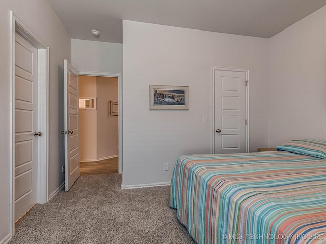 bedroom featuring carpet flooring