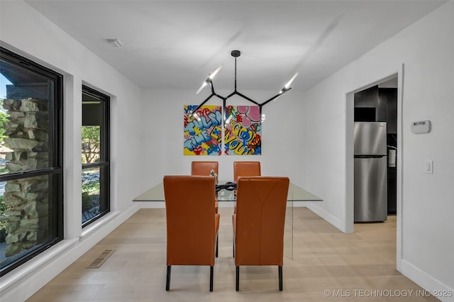 view of dining room