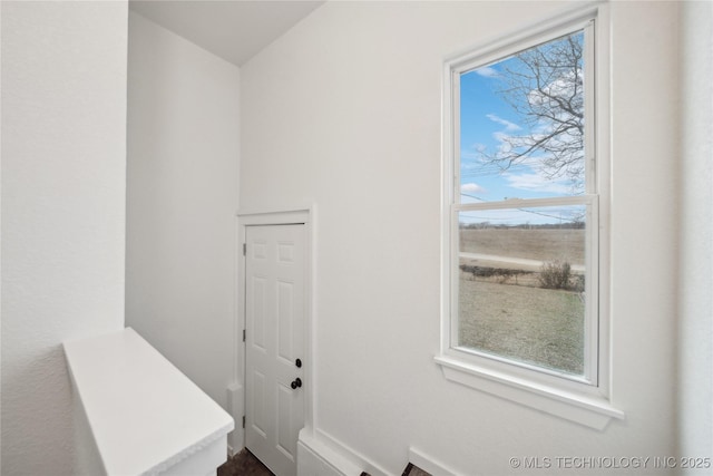 view of clothes washing area