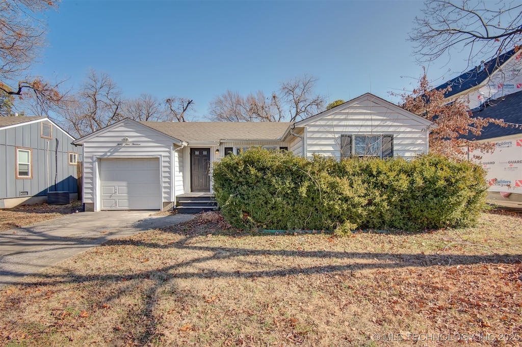 view of ranch-style home