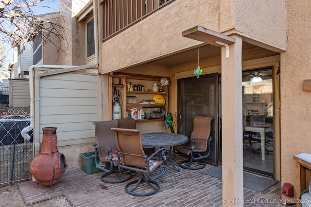 view of patio