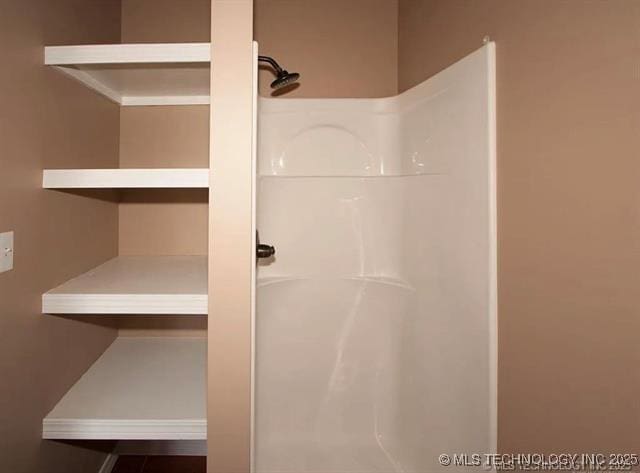 bathroom with walk in shower