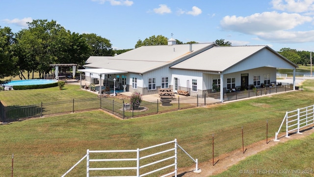 view of rear view of property