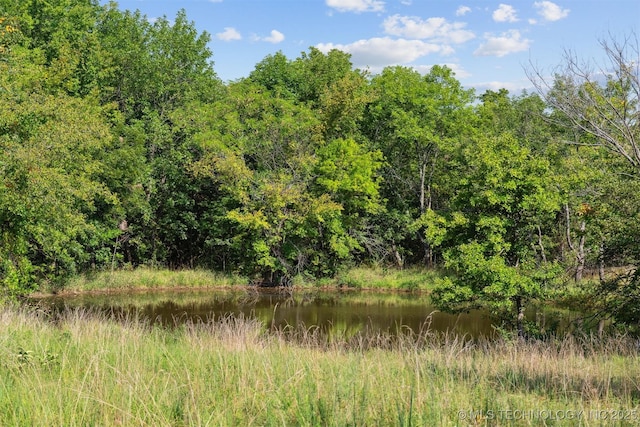 view of nature featuring a water view