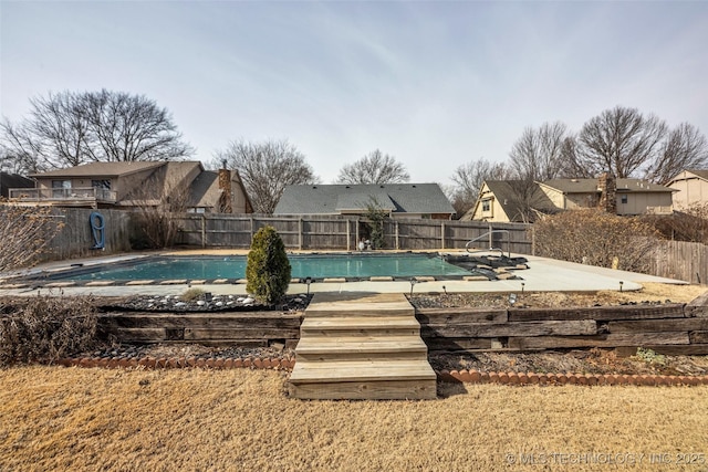 view of pool