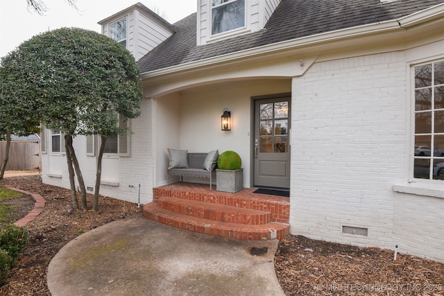 entrance to property with covered porch