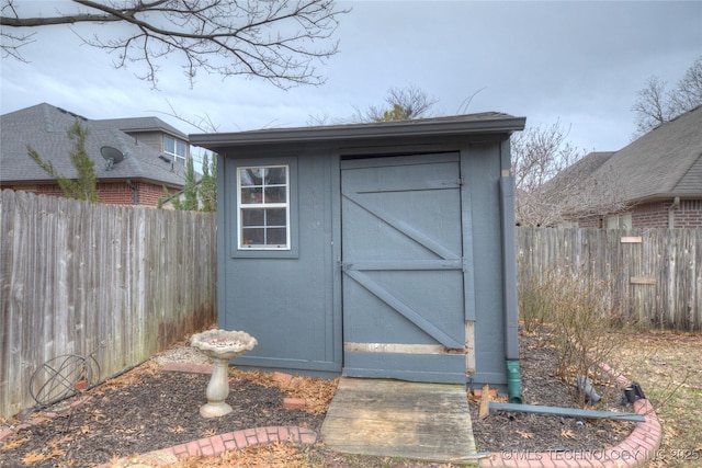 view of outbuilding