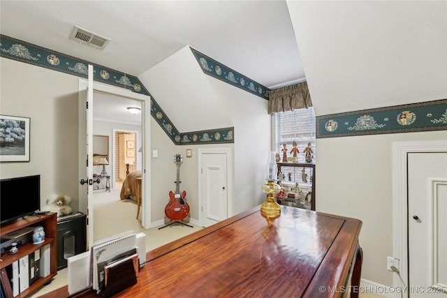 view of dining room