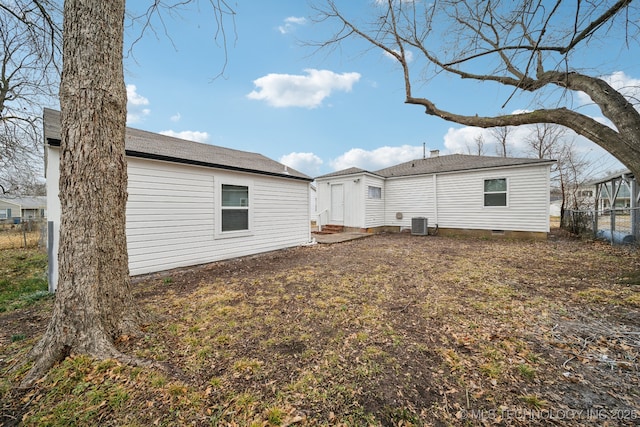 view of rear view of property