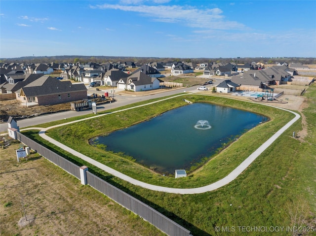 2078 E 136th Pl S, Bixby, OK 74008 - aerial view of residential area featuring a large body of water