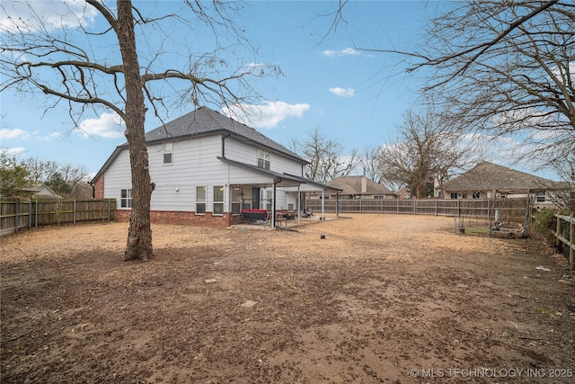 view of rear view of house