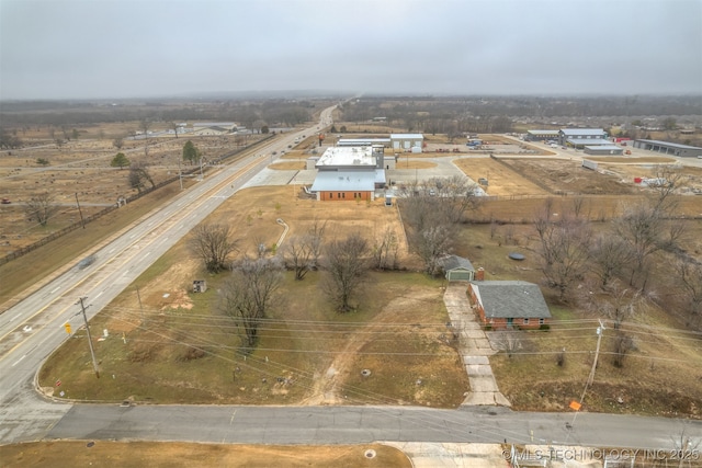 drone / aerial view featuring a rural view