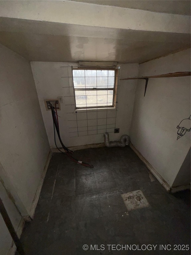 view of basement