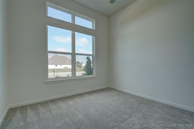 empty room featuring carpet