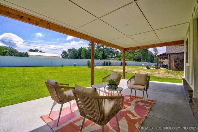 view of patio