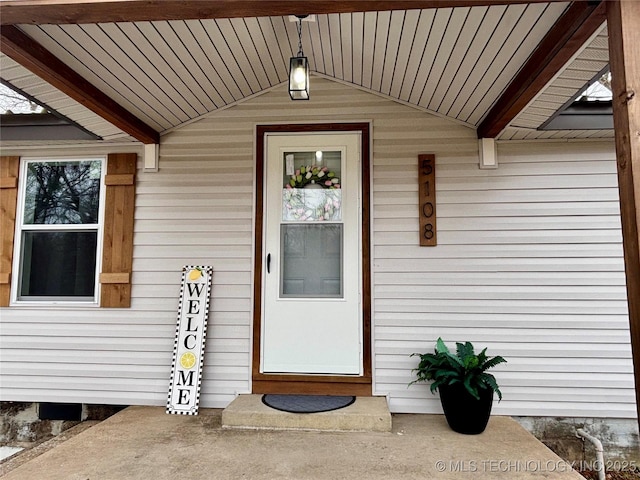 view of entrance to property