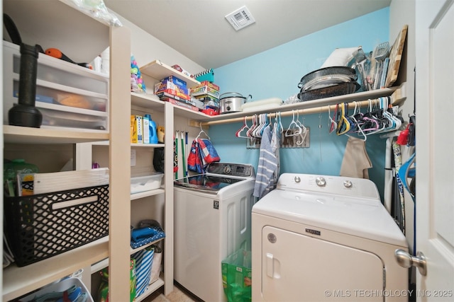 23260 Bessie Blvd, Claremore, OK 74019 - washroom with separate washer and dryer