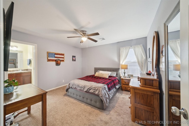 23260 Bessie Blvd, Claremore, OK 74019 - bedroom featuring carpet flooring, baseboards, and ensuite bathroom