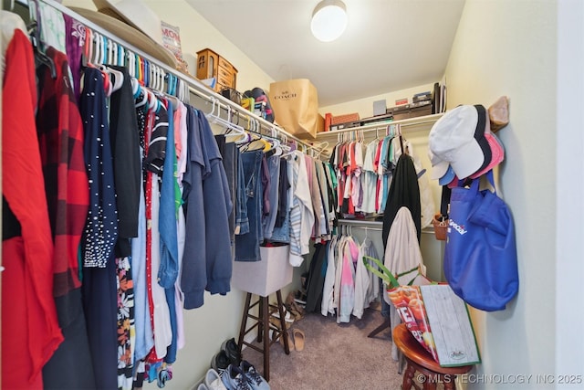 23260 Bessie Blvd, Claremore, OK 74019 - walk in closet featuring carpet flooring