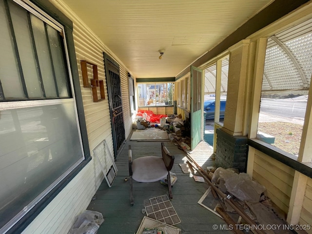 view of patio / terrace featuring covered porch