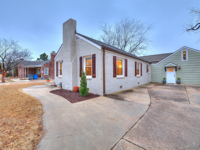 view of home's exterior featuring a patio area