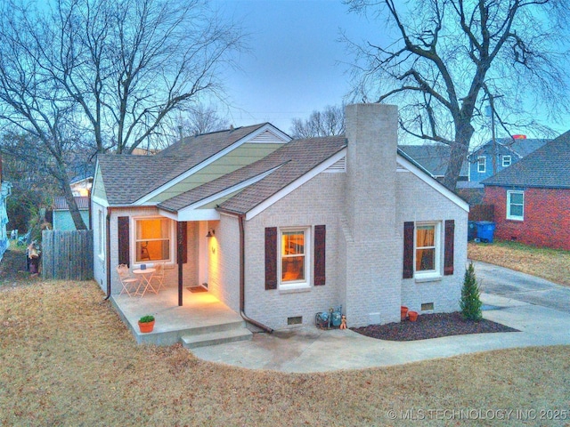 exterior space featuring a patio