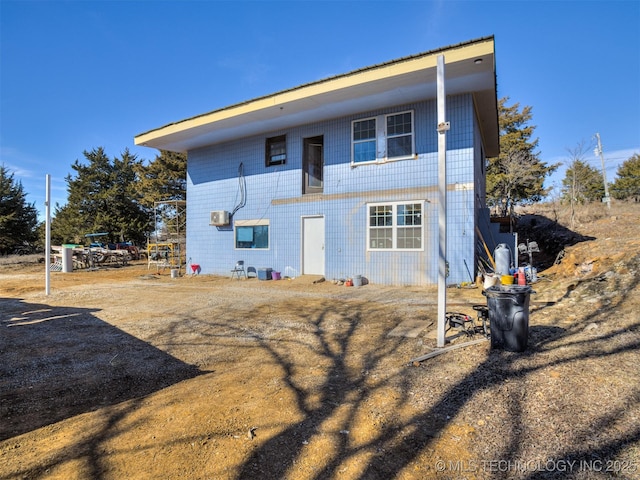 view of back of property