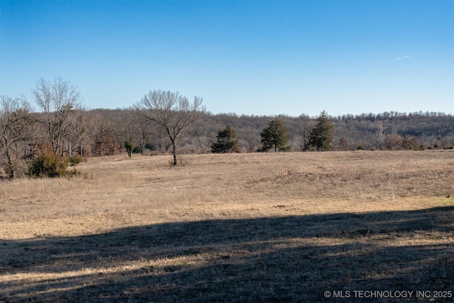 view of landscape with a rural view