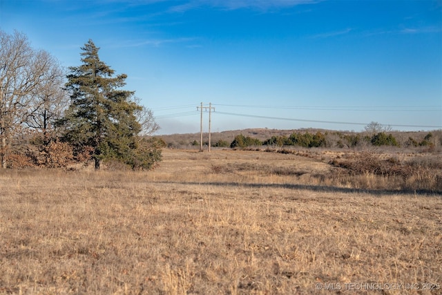 view of local wilderness featuring a rural view