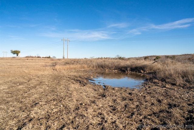 water view featuring a rural view