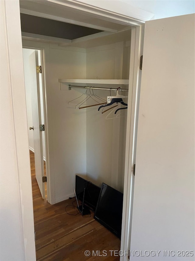 view of closet