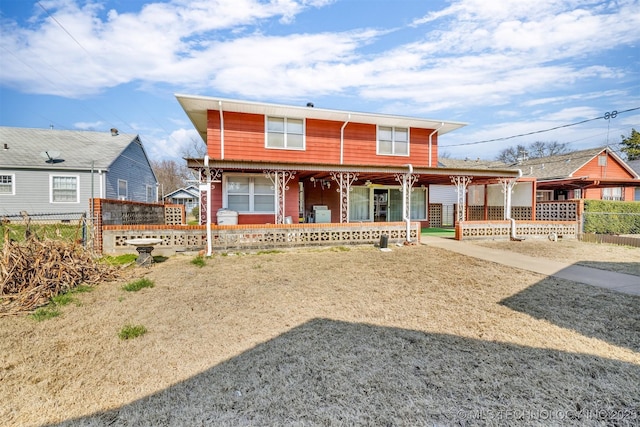 view of front of house featuring a porch