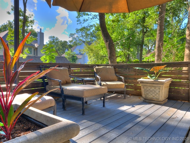 8918 S Lakewood Ave, Tulsa, OK 74137 - view of deck