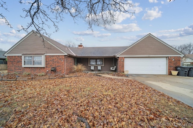 ranch-style house with a garage