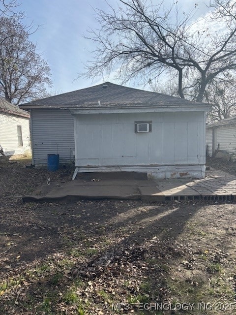 view of rear view of property