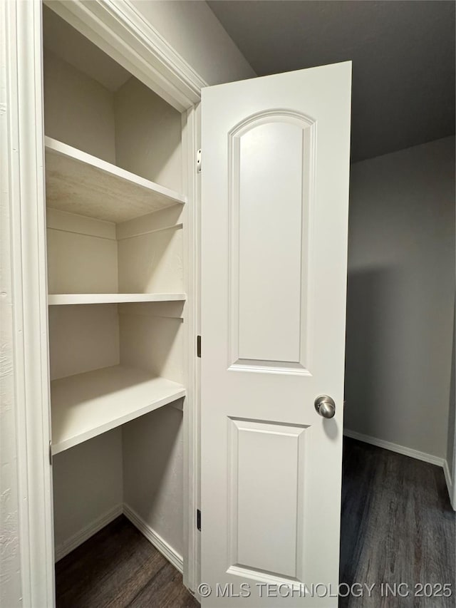 view of closet