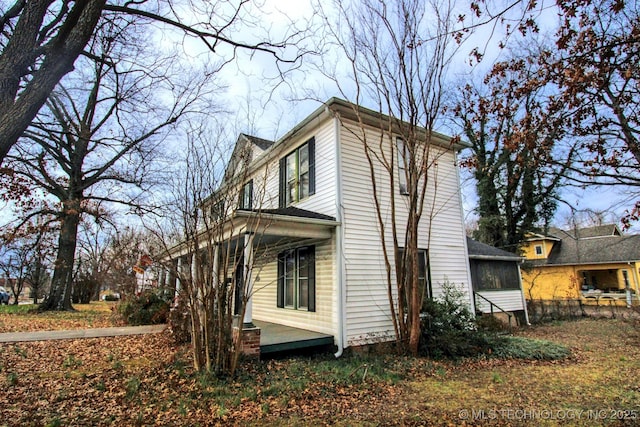 view of side of property