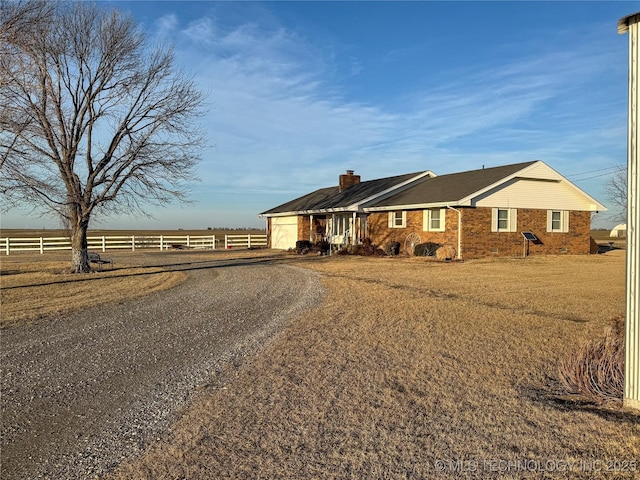 view of ranch-style house