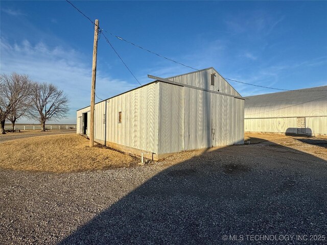 view of outbuilding