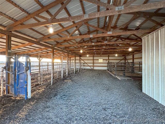 view of stable