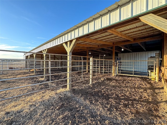 view of stable