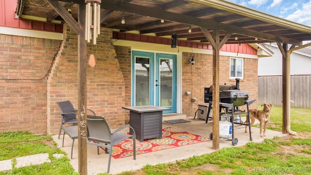 view of patio