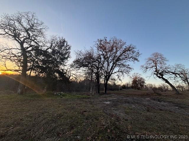 view of nature at dusk