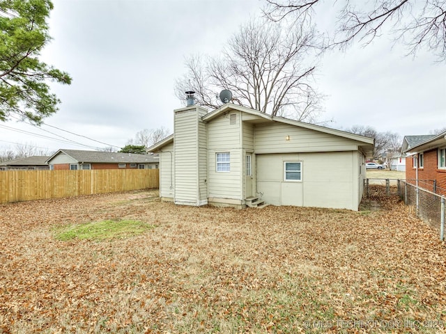 view of rear view of property