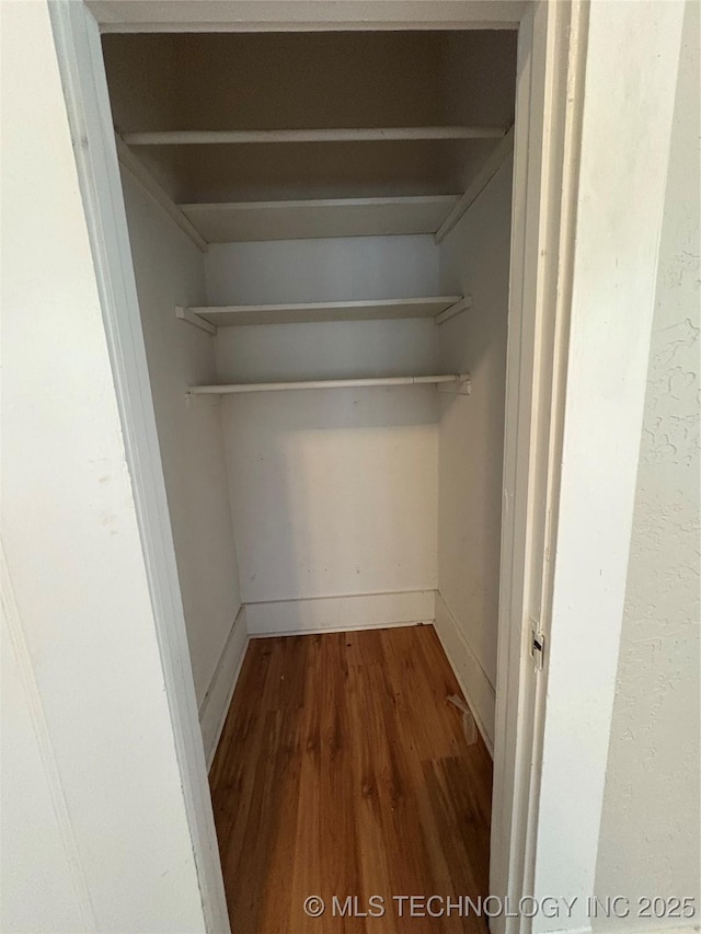 view of closet