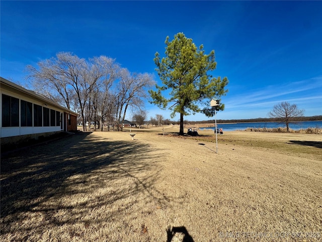 3 Huntly, Burneyville, OK 73430 - view of yard featuring a water view