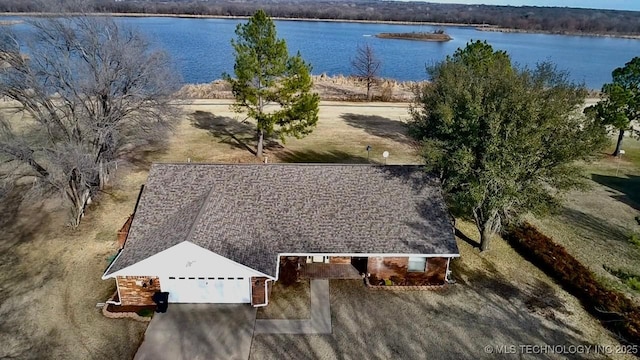 3 Huntly, Burneyville, OK 73430 - drone / aerial view with a water view