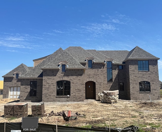 16501 S 3rd W Ave, Glenpool, OK 74033 - french provincial home featuring brick siding and roof with shingles
