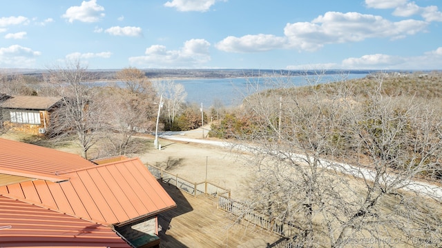 view of water feature