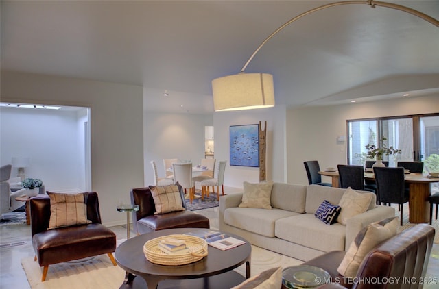 2411 E 72nd Pl Unit 2-A-3, Tulsa, OK 74136 - living area featuring recessed lighting and baseboards